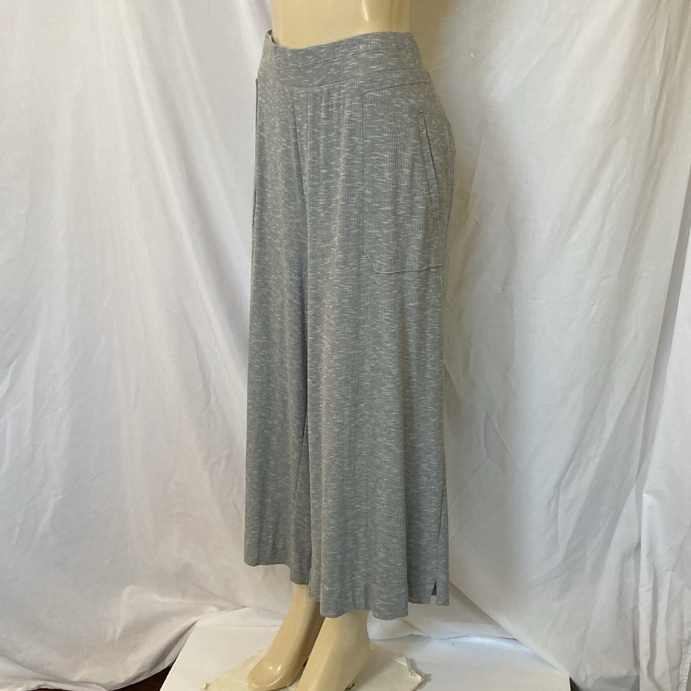 FINAL PRICE DEMOCRACY Knit Textured Sweat Pants Plus Size 2X Crop Wide Leg NWOT - Picture 4 of 10